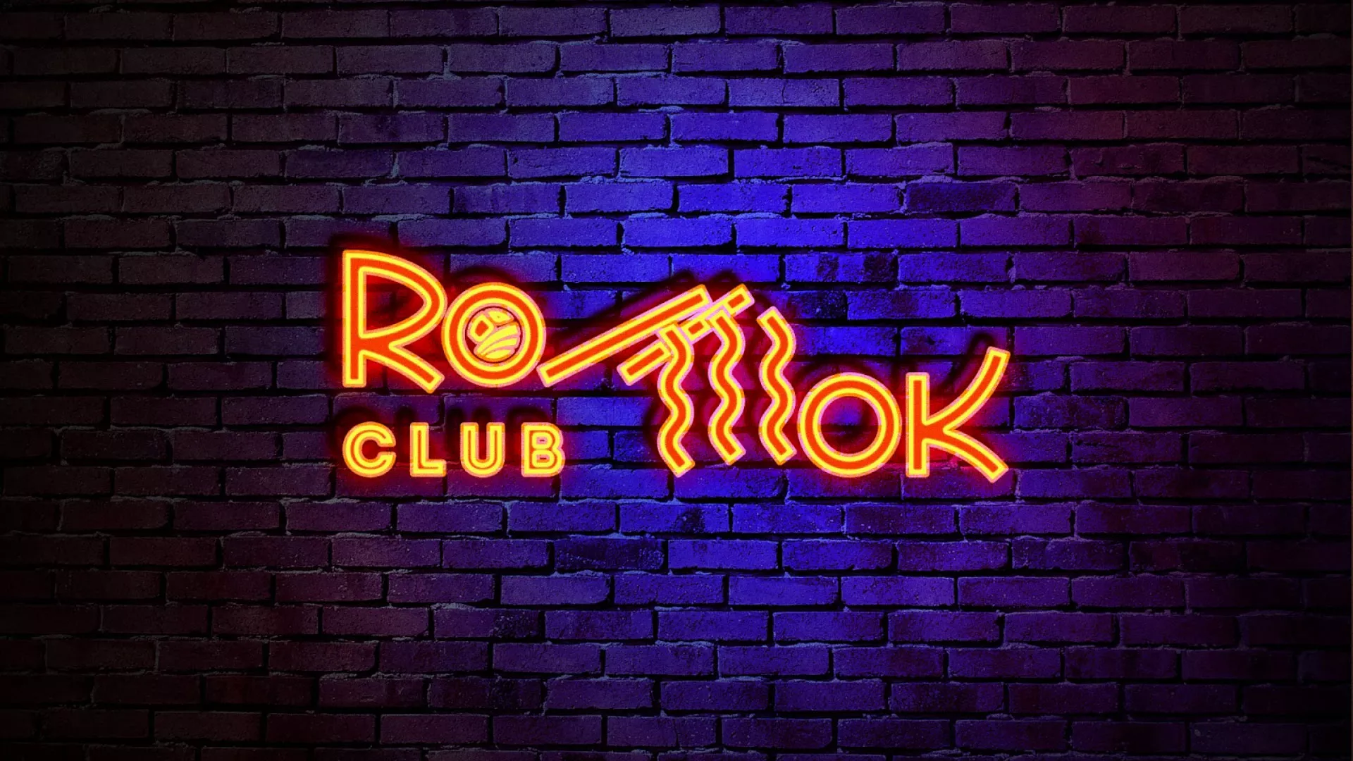 Разработка интерьерной вывески суши-бара «Roll Wok Club» в Карабаше