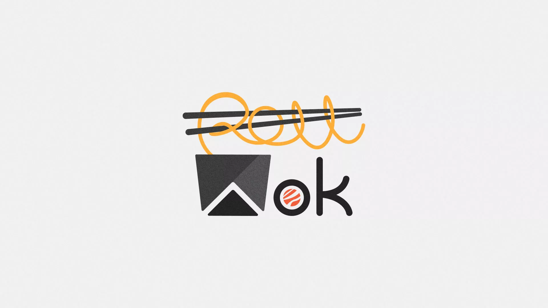 Разработка логотипа в Карабаше для суши-бара «Roll Wok Club» Разработка логотипа в Карабаше для суши-бара «Roll Wok Club»